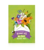 Frühlingshafte Postkarte