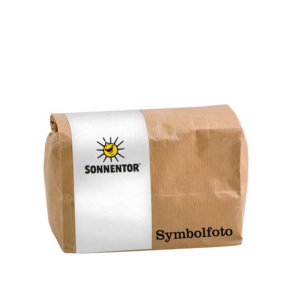 Foto einer braunen Großpackung Pfeffer schwarz gemahlen.